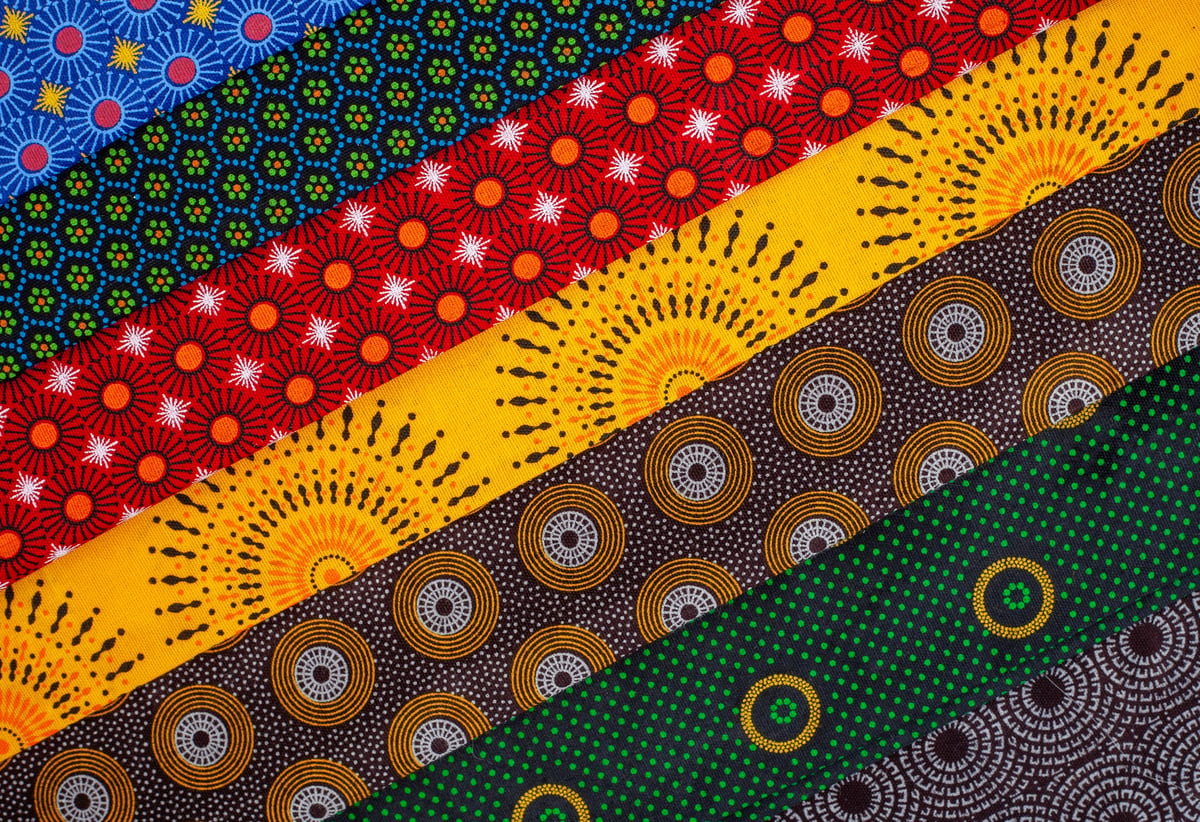 unique and lively patterns of Shwe Shwe fabric